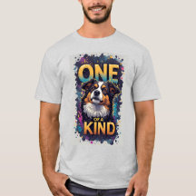 Retrato de Perro Único con Colores Intensos