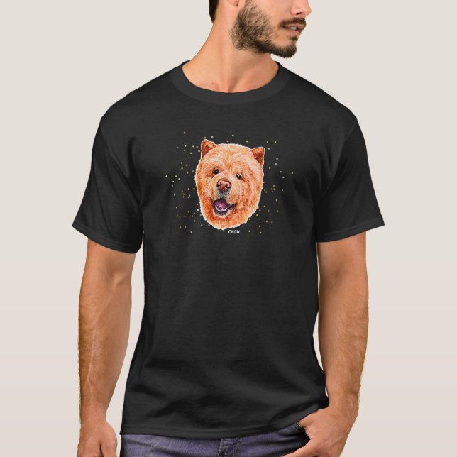 Camiseta Retrato de perros masticadores 4 Mascotas Dueño de (Anverso)