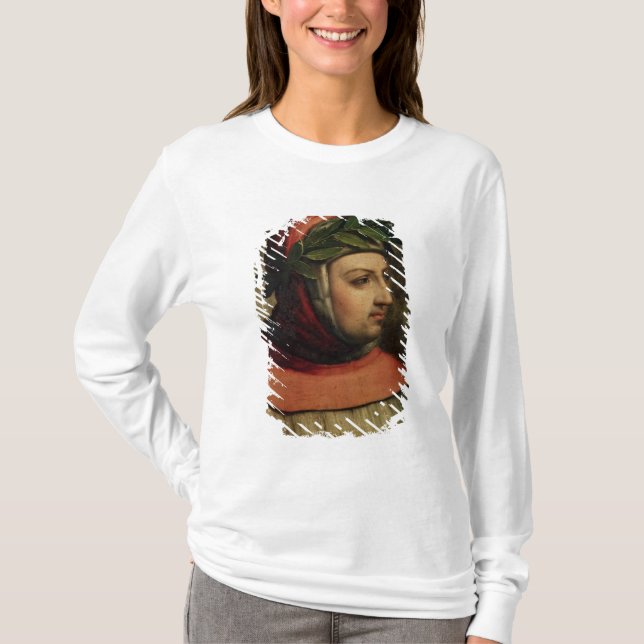 Camiseta Retrato de Petrarch (Anverso)