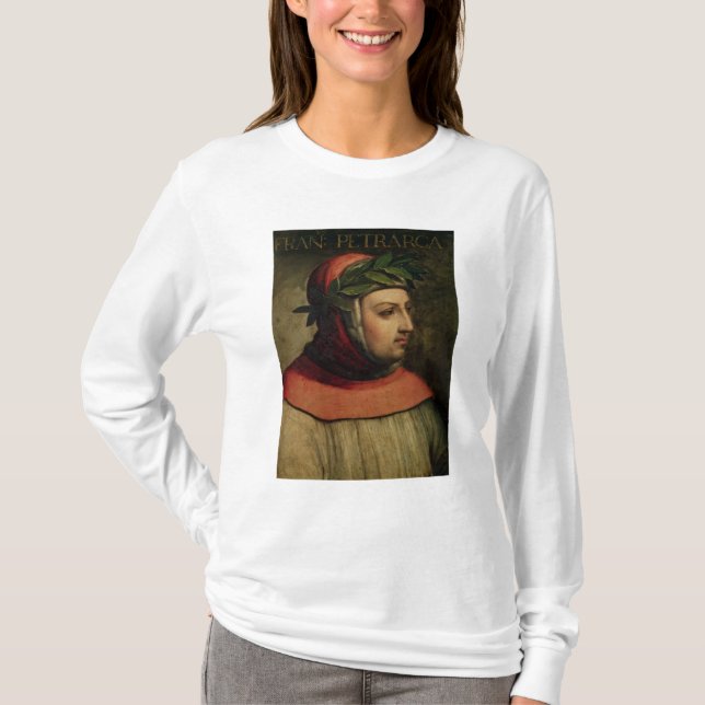Camiseta Retrato de Petrarch (Anverso)