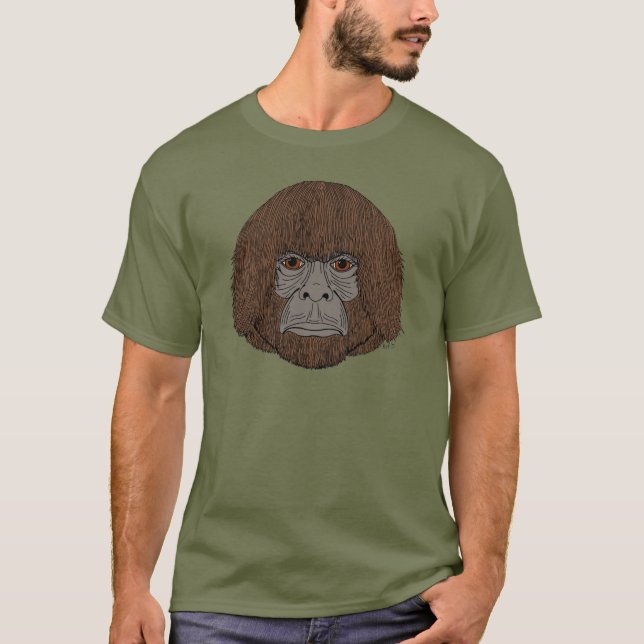 Camiseta Retrato de pie grande 2 (parecido a un ser humano) (Anverso)