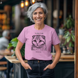 Camiseta Retrato de plegado escocés