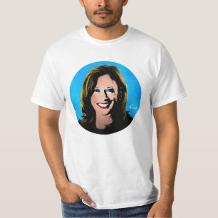 CAMISETA RETRATO DE POP ART KAMALA HARRIS