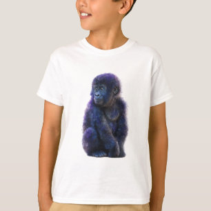 Camiseta Retrato de primate Deep Purple