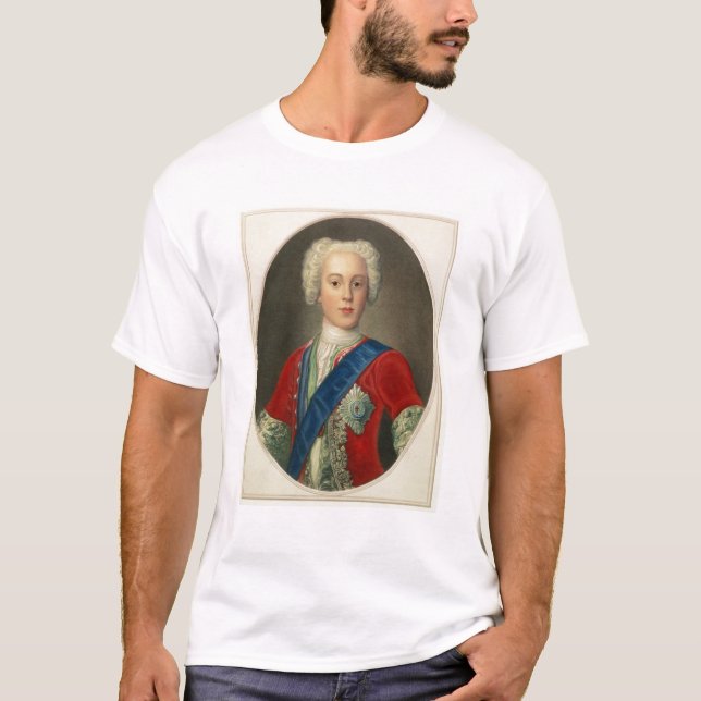 Camiseta Retrato de príncipe Charles Edward (Anverso)