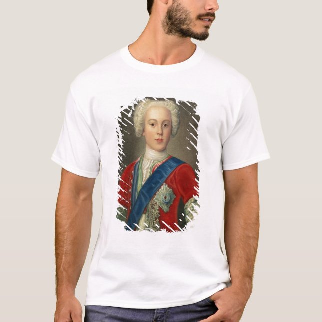 Camiseta Retrato de príncipe Charles Edward (Anverso)