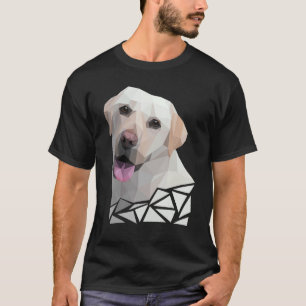 Camiseta Retrato de recuperación de polígono colorido Labra
