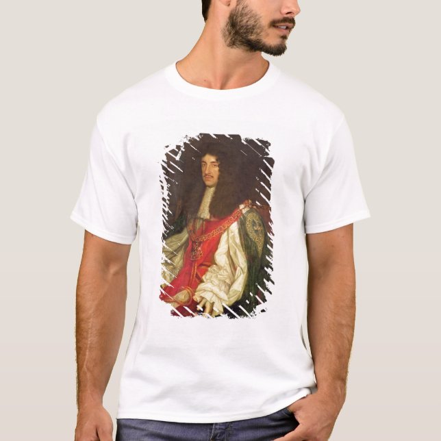 Camiseta Retrato de rey Charles II, c.1660-65 (Anverso)