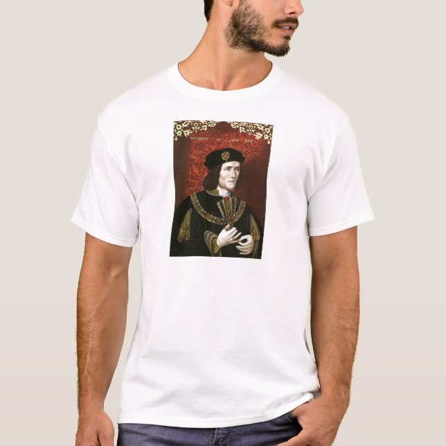Camiseta Retrato de rey Richard III (Anverso)