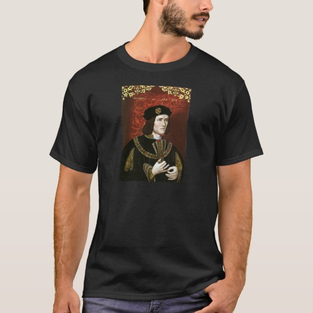 Camiseta Retrato de rey Richard III (Anverso)