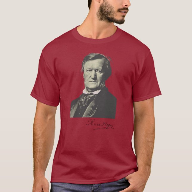 Camiseta Retrato de Richard Wagner (Anverso)