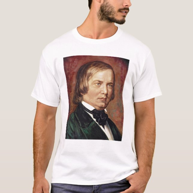 Camiseta Retrato de Robert Schumann (Anverso)