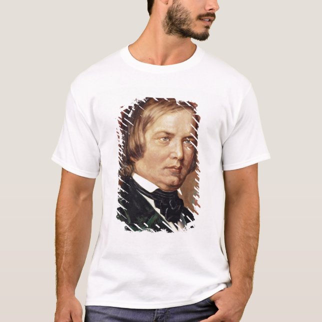 Camiseta Retrato de Robert Schumann (Anverso)