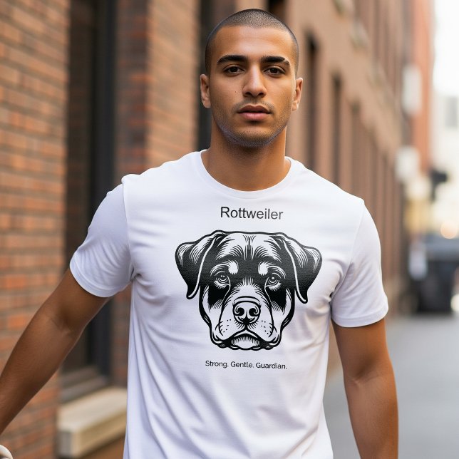 Camiseta Retrato de Rottweiler (Subido por el creador)