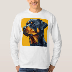 Camiseta Retrato de Rottweiler