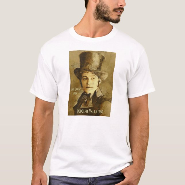 Camiseta Retrato de Rudolph Valentino (Anverso)