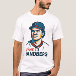 Camiseta Retrato de Ryne Sandberg