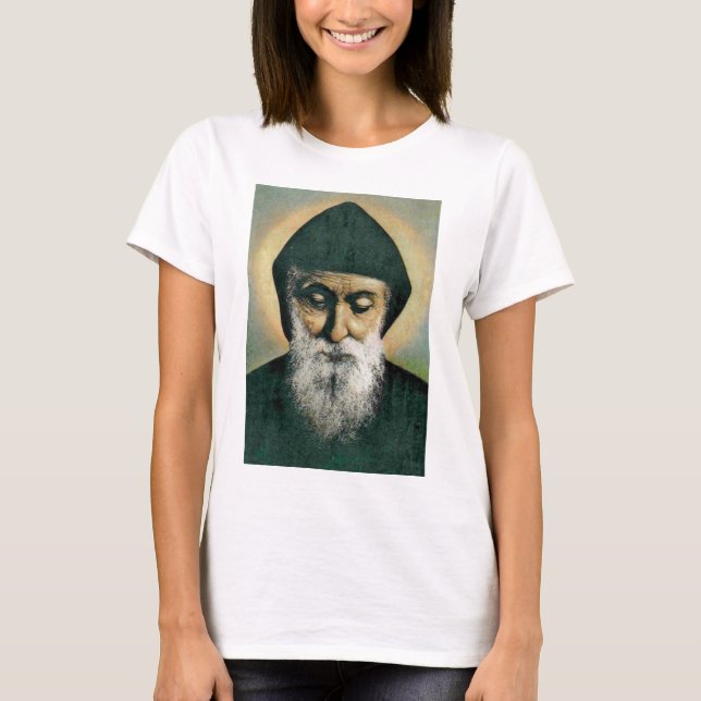 Camiseta Retrato de Saint Charbel (Anverso)