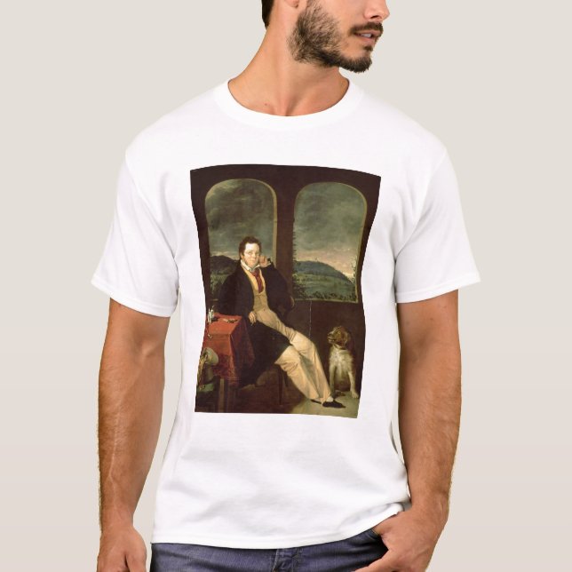 Camiseta Retrato de Schubert (Anverso)
