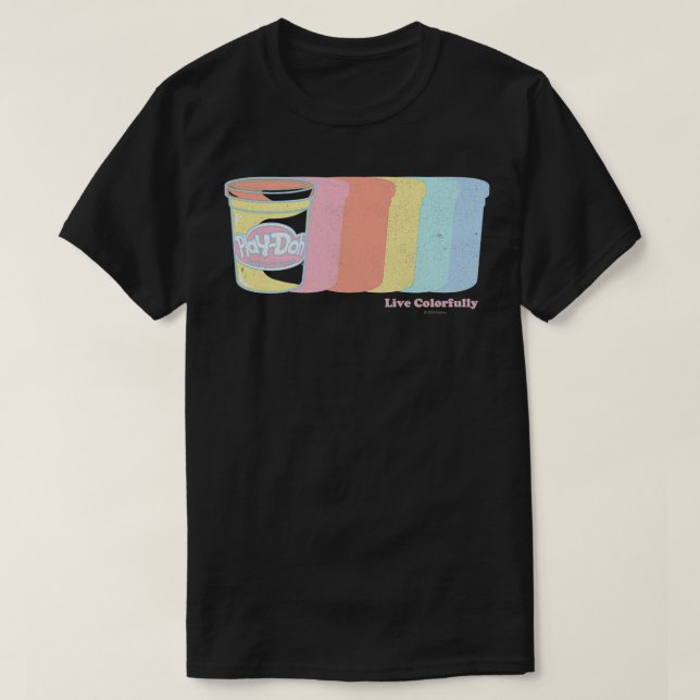 Camiseta Retrato de sendero arco iris de PlayDoh (Diseño del anverso)