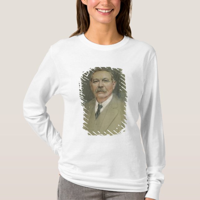 Camiseta Retrato de sir Arthur Conan Doyle (Anverso)