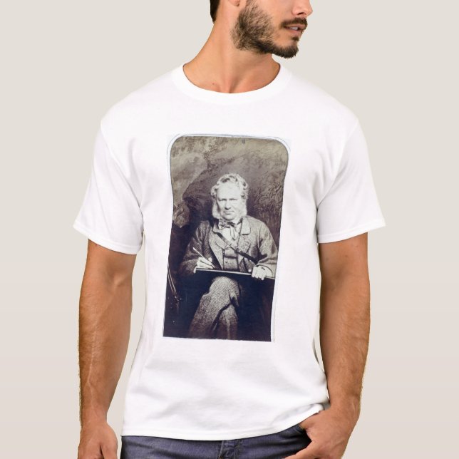 Camiseta Retrato de sir Edwin Landseer (1802-73) (albumen (Anverso)