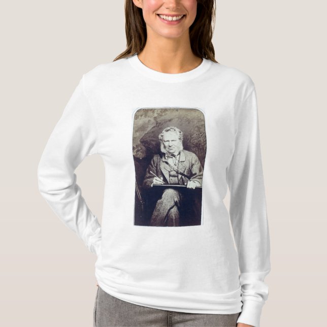 Camiseta Retrato de sir Edwin Landseer (1802-73) (albumen (Anverso)