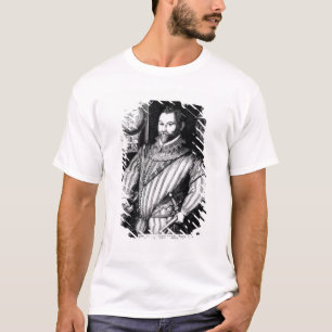 Camiseta Retrato de sir Francis Drake
