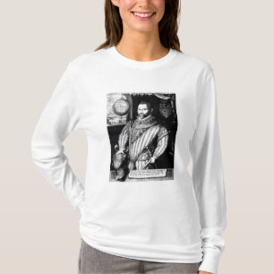 Camiseta Retrato de sir Francis Drake