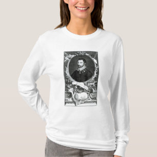 Camiseta Retrato de sir Francis Drake