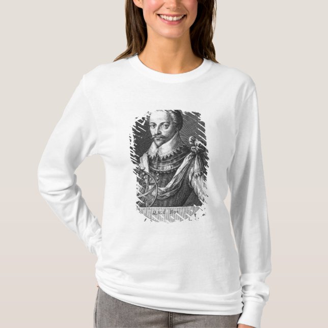 Camiseta Retrato de sir Humphrey Gilbert (Anverso)
