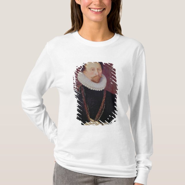 Camiseta Retrato de sir Juan Hawkins 1581 (Anverso)