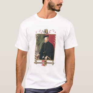 Camiseta Retrato de sir Nicholas Throckmorton (1515-71)