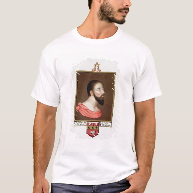 Camiseta Retrato de sir Thomas Wyatt el más joven (c.1521-5 (Anverso)