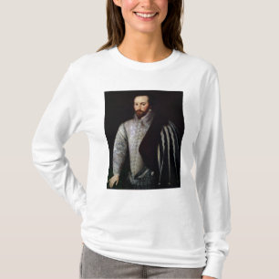 Camiseta Retrato de sir Walter Raleigh 1588