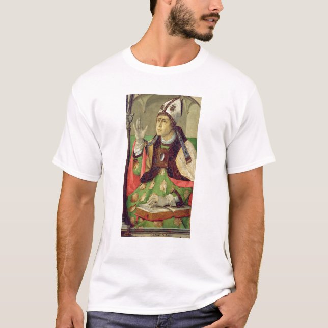 Camiseta Retrato de St Augustine, c.1475 (Anverso)
