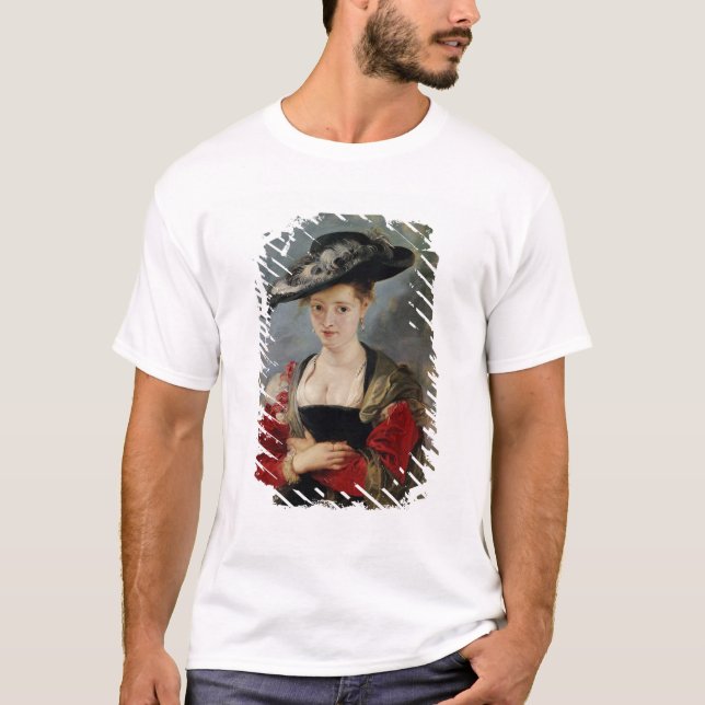 Camiseta Retrato de Susanna Lunden (?) (Le Chapeau de Pail (Anverso)