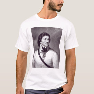 Camiseta Retrato de Tadeusz Kosciuszko