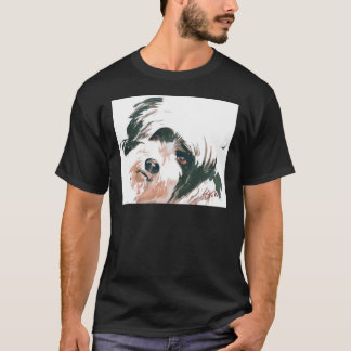 Camiseta Retrato de Terrier tibetano
