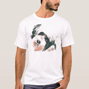 Camiseta Retrato de Terrier tibetano