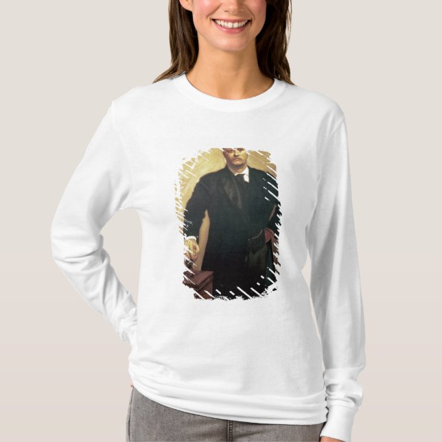 Camiseta Retrato de Theodore Roosevelt (Anverso)