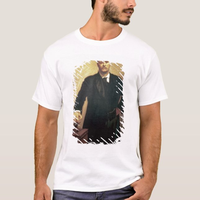 Camiseta Retrato de Theodore Roosevelt (Anverso)