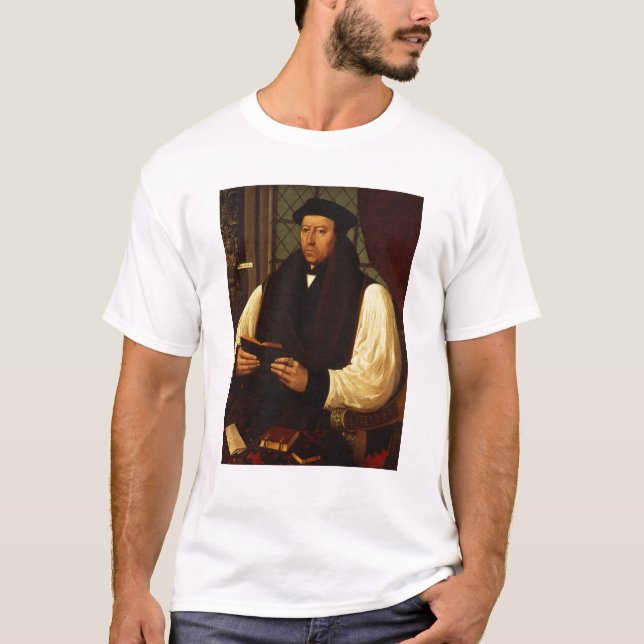 Camiseta Retrato de Thomas Cranmer 1546 (Anverso)