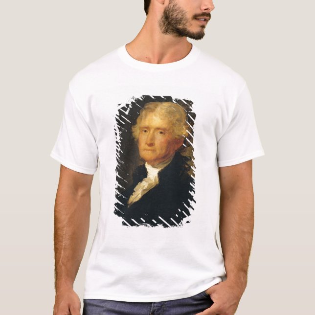 Camiseta Retrato de Thomas Jefferson (Anverso)