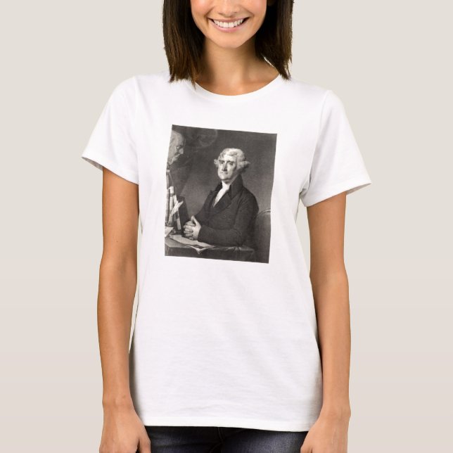 Camiseta Retrato de Thomas Jefferson (Anverso)