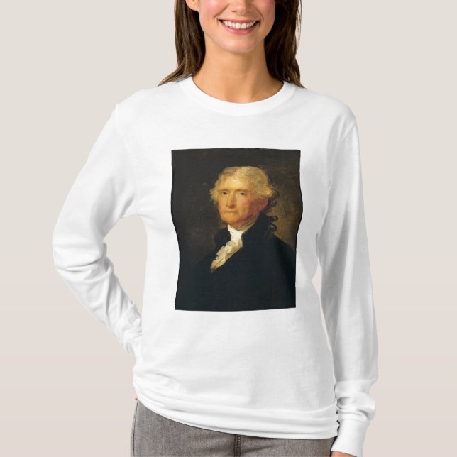 Camiseta Retrato de Thomas Jefferson (Anverso)