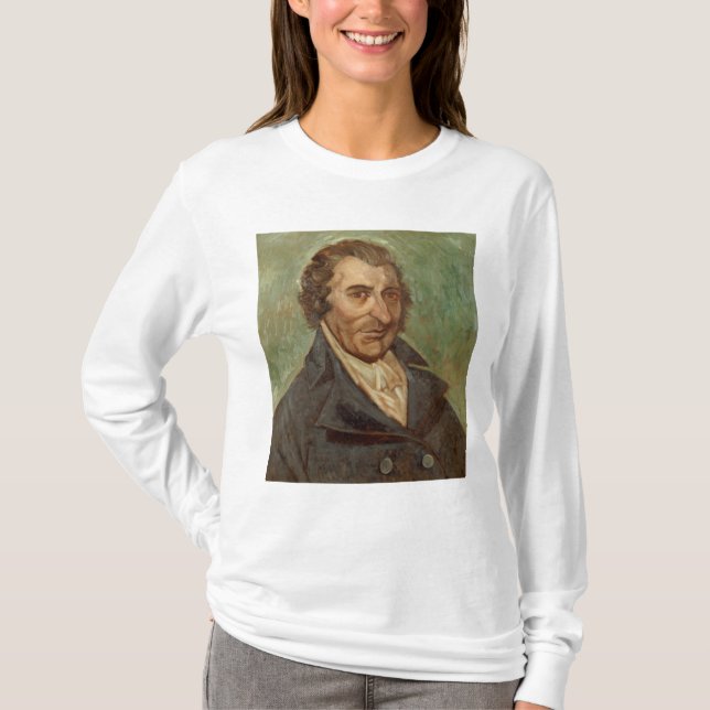 Camiseta Retrato de Thomas Paine (Anverso)