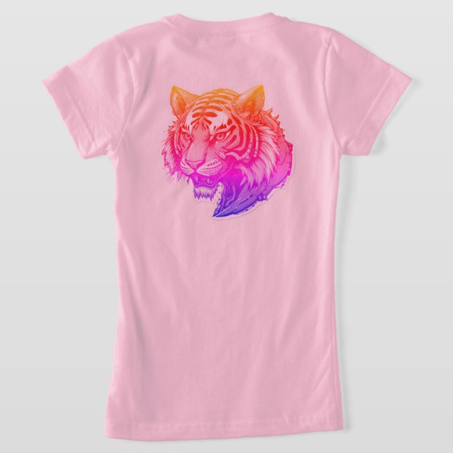 Camiseta Retrato de tigre (Distribución Reverso )