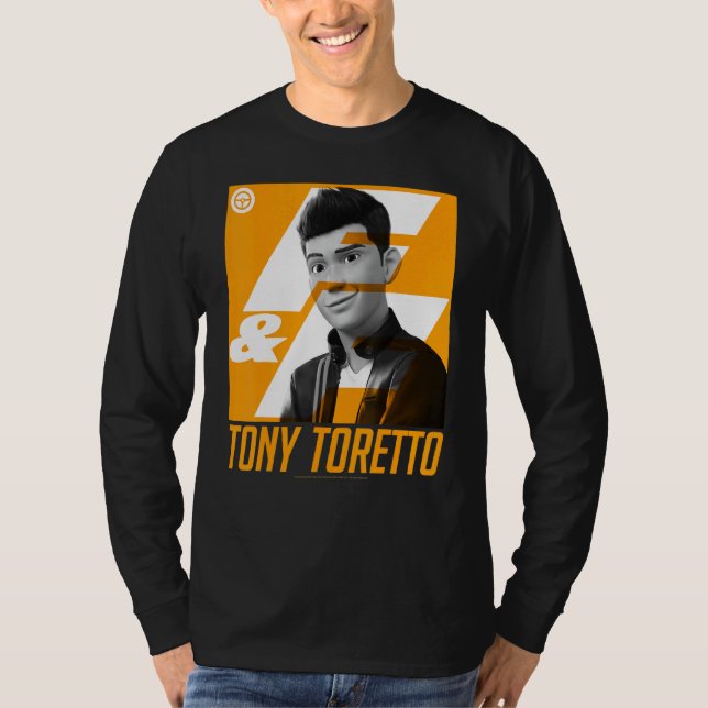 Camiseta Retrato de Tony Toretto, rápido y curioso espía (Anverso)