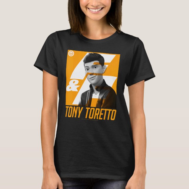 Camiseta Retrato de Tony Toretto, rápido y curioso espía (Anverso)